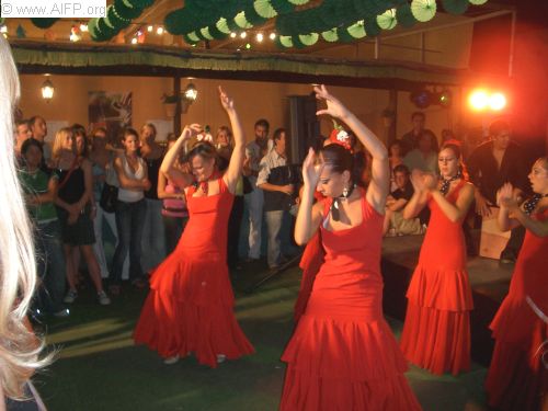 Bailando Flamenco